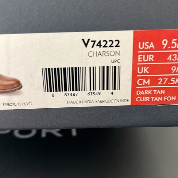 Rockport Men’s “Charson” Size 9.5M walking boot. New in box, never worn. - Picture 8 of 8